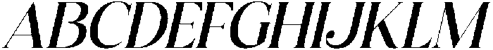 Lebronne Italic otf (400) Font UPPERCASE