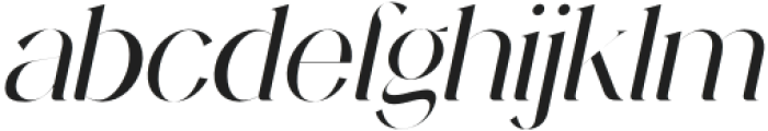 Lecherously Thin Italic otf (100) Font LOWERCASE