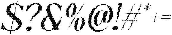 Lecia Disco Italic otf (400) Font OTHER CHARS
