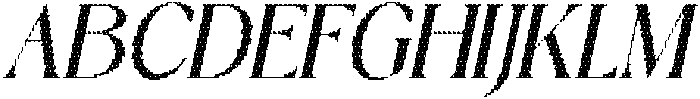 Lecia Disco Italic otf (400) Font UPPERCASE