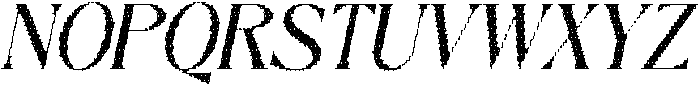 Lecia Disco Italic otf (400) Font UPPERCASE