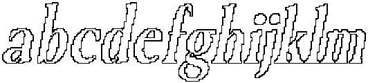 Lecia Pixel Outline otf (400) FONT