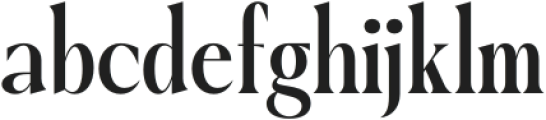 Lecia Regular otf (400) Font LOWERCASE