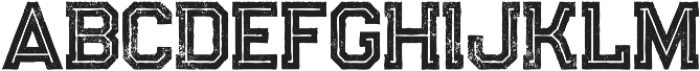 Legacy Inline Grunge otf (400) Font LOWERCASE