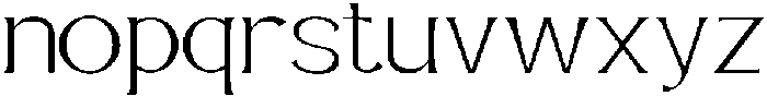 Legend Sacred otf (400) Font LOWERCASE