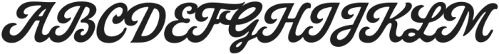 Legend Soft Script otf (400) Font UPPERCASE