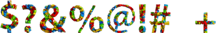 Lego-CLR Regular otf (400) Font OTHER CHARS