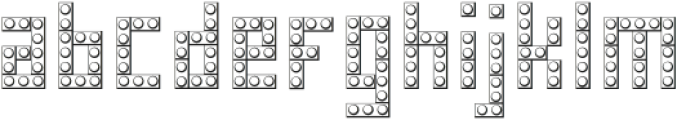 Lego Font otf (400) Font LOWERCASE