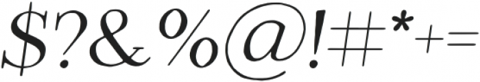 Leilani Oblique otf (400) Font OTHER CHARS