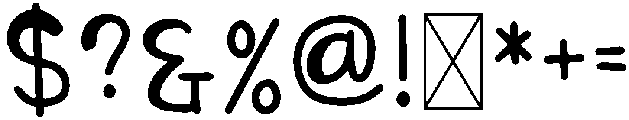 Leilani Regular otf (400) Font OTHER CHARS