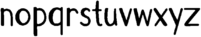 Leilani Regular otf (400) Font LOWERCASE