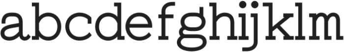 Leipzer Regular otf (400) Font LOWERCASE