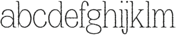 Leirent Rough otf (400) Font LOWERCASE
