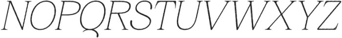 Leirent Stamp Italic otf (400) Font UPPERCASE