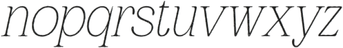 Leirent Stamp Italic otf (400) Font LOWERCASE