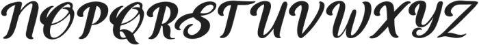 Lelliany Italic otf (400) Font UPPERCASE