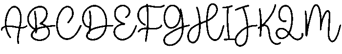 Lemon Charm Script Regular otf (400) Font UPPERCASE