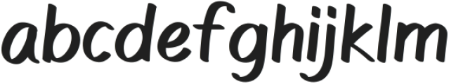 Lemon Drizzle Regular ttf (400) Font LOWERCASE