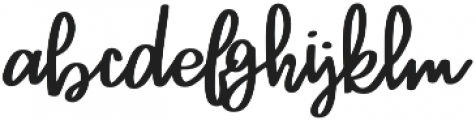 Lemon Lime Octopie Script otf (400) Font LOWERCASE