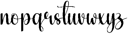 Lemonade Regular otf (400) Font LOWERCASE