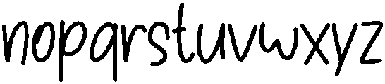 Lemonade Regular otf (400) Font LOWERCASE