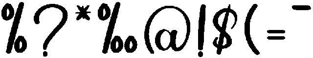 Lemonade Regular otf (400) Font OTHER CHARS