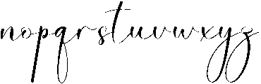 Lemonade Regular otf (400) Font LOWERCASE