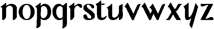 Lemonade Regular otf (400) Font LOWERCASE