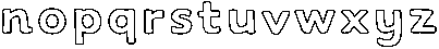 LemonadeStand Outline otf (400) Font LOWERCASE