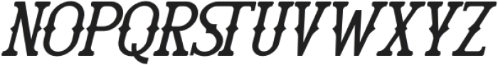 Lemunost Western Italic otf (400) Font UPPERCASE