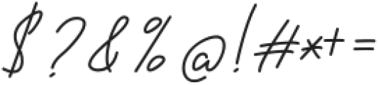 Lenkay-Regular otf (400) Font OTHER CHARS