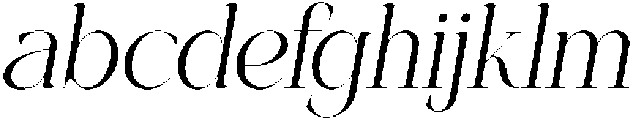 Lenkiro Italic otf (400) Font LOWERCASE