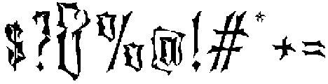 Lenmok otf (400) Font OTHER CHARS