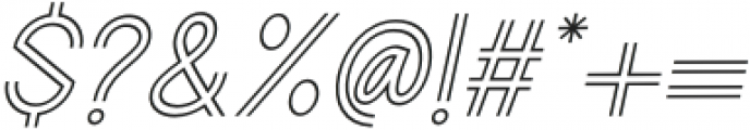 Lenolove-Italic otf (400) Font OTHER CHARS
