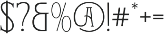Lenorha otf (400) Font OTHER CHARS