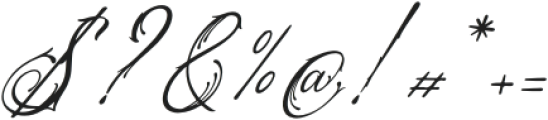 Lentamy Ebigail Italic otf (400) Font OTHER CHARS