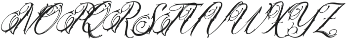 Lentamy Ebigail Italic otf (400) Font UPPERCASE