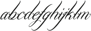 Lentamy Ebigail Italic otf (400) Font LOWERCASE