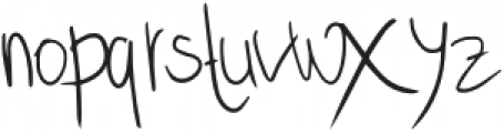 Lentera-Regular otf (400) Font LOWERCASE