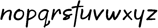 Lenttera otf (400) Font LOWERCASE