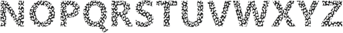 Leopard Font Overlay Normal otf (400) Font UPPERCASE