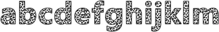 Leopard Font Transparent Normal otf (400) Font LOWERCASE