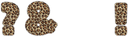 Leopard Fur Regular otf (400) Font OTHER CHARS