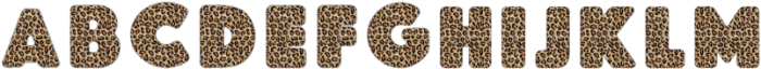 Leopard Fur Regular otf (400) Font UPPERCASE