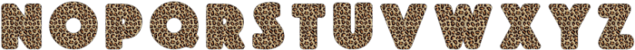 Leopard Fur Regular otf (400) Font UPPERCASE