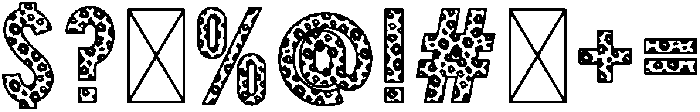 Leopard Regular otf (400) Font OTHER CHARS