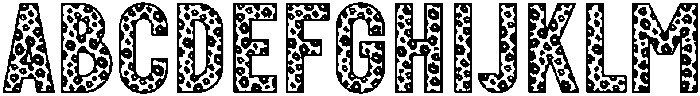 Leopard Regular otf (400) Font UPPERCASE
