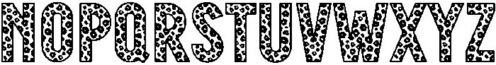 Leopard Regular otf (400) Font UPPERCASE