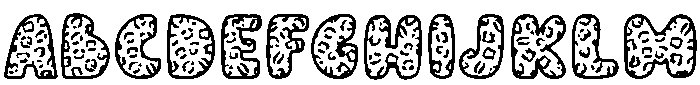 Leopard Regular otf (400) Font UPPERCASE
