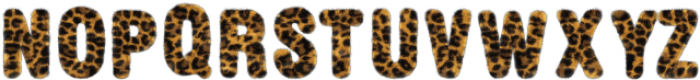 Leopard Regular otf (400) Font LOWERCASE
